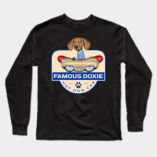 Doxie Hot Dog Car Long Sleeve T-Shirt